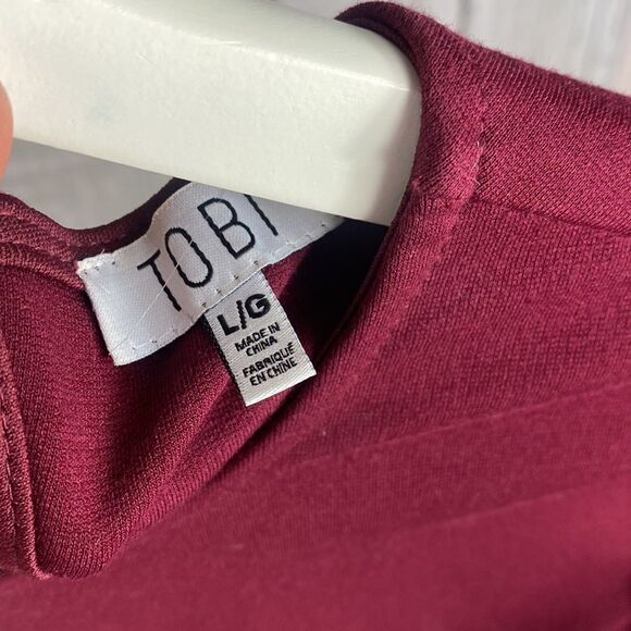 Tobi Skull Embroidered Long Sleeve Backless Sheath Dress Size Large - Picture 5 of 10